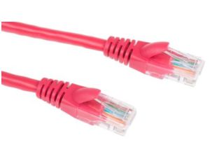 Kabel kat. 5e U/UTP Czerwony 5m