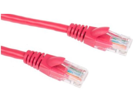 Kabel kat. 5e U/UTP Czerwony 5m