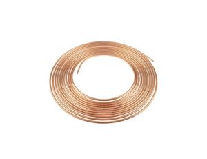 Rury miedziane, dł.: 10m, 120 bar, śr. wewn.: 0.178cal, śr. zewn.: 1/4cal