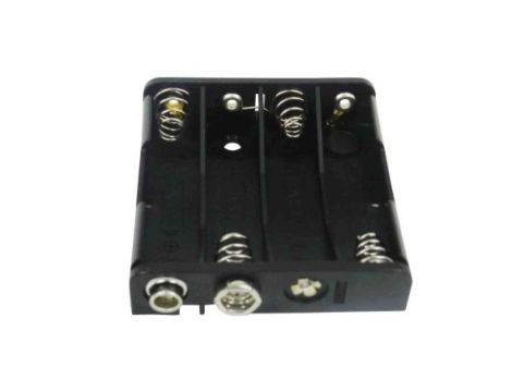 Uchwyt do baterii, x 4, montaż zatrzaskowy