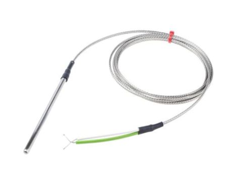 Termopara typ K do +350C 100mm kabel 2m, Stal nierdzewna IEC