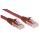 Kabel kategorii 6, Czerwony, Wtyk RJ45/męski RJ45dł.: 10m, mat. koszulki: LSZH