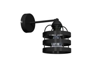 Kinkiet LARS BLACK 1xE27