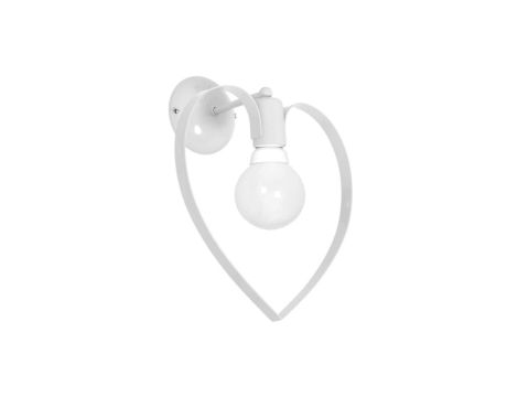 Kinkiet AMORE WHITE 1xE27