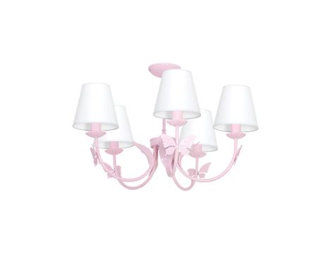 Żyrandol ALICE PINK 5xE14 MLP964