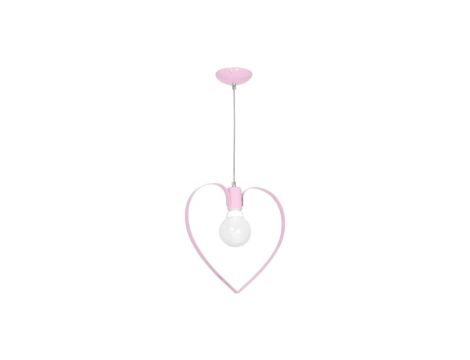 Lampa wisząca AMORE PINK 1xE27