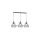 Lampa wisząca triangolo 3xE27 ML162