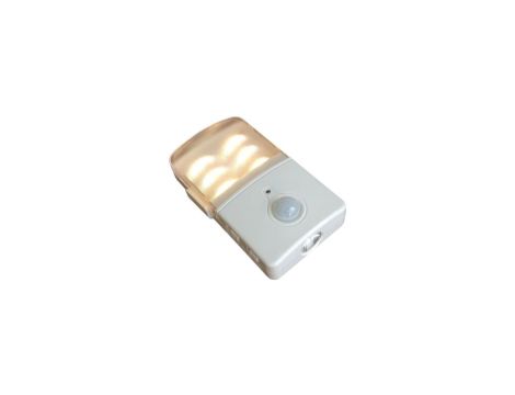 Lampka natynkowa z czujką ruchu + światło boczne 4000k 40 lm EKB6615