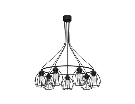Lampa Wisząca DON BLACK 7xE27