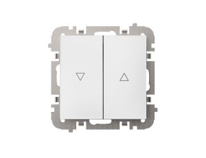 Vestra Łącznik żaluzjowy bez ramki podtynkowy IP20 biały 3816-10