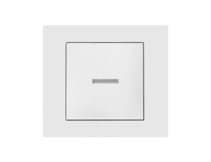 Vestra Łącznik schodowy bez ramki z podświetleniem podtynkowy IP20 biały 3825-10