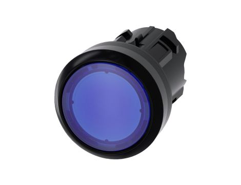 Lampka sygnalizacyjna niebieska 22mm z pierścieniem tworzywo okrągła tworzywo SIRIUS ACT 3SU1001-0AD50-0AA0