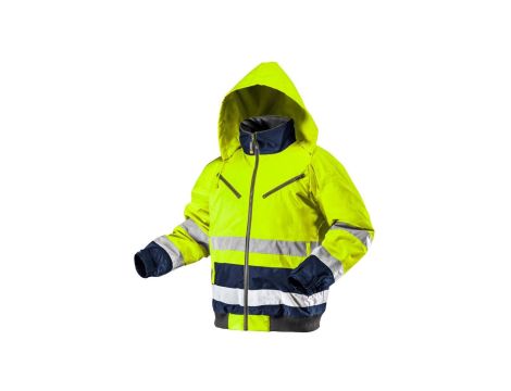 Kurtka robocza ostrzegawcza ocieplana, żółta, rozmiar M 81-710-M