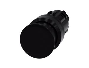 Przycisk grzybkowy 22mm tworzywo czarny 30mm z samopowrotem SIRIUS ACT 3SU1000-1AD10-0AA0