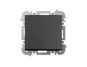 Vestra Łącznik 1-biegunowy bez ramki podtynkowy IP20 czarny 3810-19