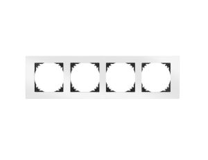 Vestra Ramka poczwórna IP20 biały 3874-00