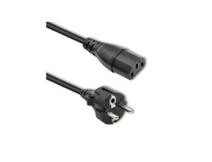 Qoltec Kabel zasilający IEC C13/SCHUKO 3x0.75mm 1.8m