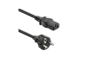 Qoltec Kabel zasilający IEC C13/SCHUKO 3x1.00mm 2.5m