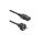 Qoltec Kabel zasilający IEC C13/SCHUKO 3x1.00mm 2.5m