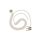 Przewód OMY spiralny H03VVH8-F 3x1,5 biały 1,5m / 7,6m