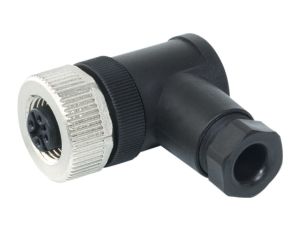 Wtyczka M12 żeńska kątowa 5-polowa zaciski śrubowe 4-6mm 7000-13001-0000000