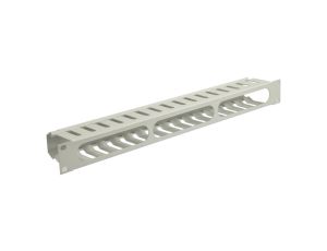 Organizator kabli do szafy RACK 19 1U metalowy szary NEKU zamykany
