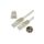 Patchcord UTP kat.6 kabel sieciowy LAN 2x RJ45 linka szary 1m NEKU