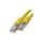 Patchcord FTP kat.5e kabel sieciowy LAN 2x RJ45 linka żółty 0,5m NEKU