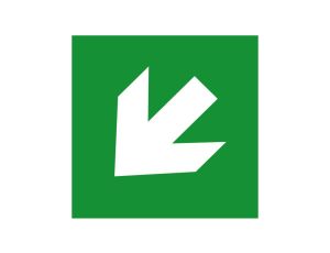 Piktogram VELLA strzałka lewy dół prawy dół / lewa góra prawa góra Intelight 93337