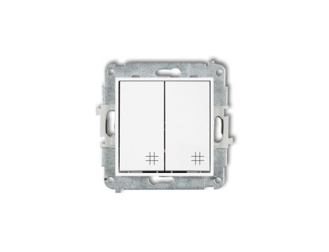 Mechanizm łącznika podwójnego krzyżowego biały MWP-66