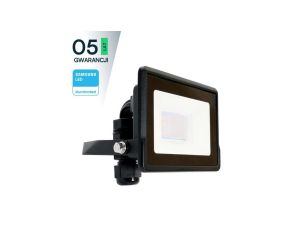 Projektor LED 10W 735lm 6500K Dioda SAMSUNG IP65 Czarny 5 Lat Gwarancji 20306