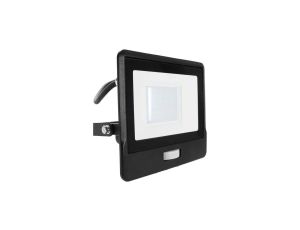 Projektor LED z czujnikiem ruchu 30W 2340lm 4000K Dioda SAMSUNG IP65 Kabel 1m Czarny 5 Lat Gwarancji 20287