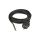 Przewód z wtyczką prostą H03VV-F 3x1,5mm 3m czarny IP44