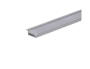 Profil led Glaze Plus 2m anodowany z osłoną mleczną ML