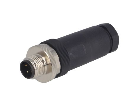 Złącze okrągłe M12 męskie proste nieekranowane 3pin 250V PG9 T4111002031-000