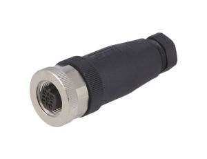 Złącze okrągłe M12 żeńskie proste nieekranowane 5-PIN 60V PG7 T4110401051-000