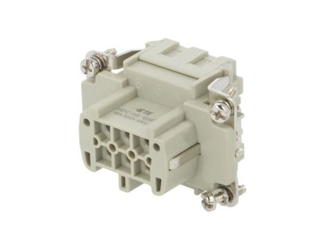 Złącze HDC żeńskie 6pin 500V T2040063201-000