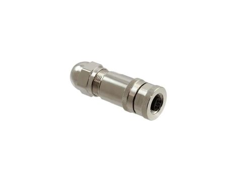 Złącze okrągłe M12 żeńskie proste ekranowane 5pin 60V PG7 T4110011051-000