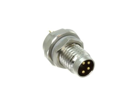 Złącze okrągłe M8 męskie proste do lutowania 4pin 30V T4032014041-000