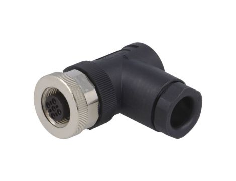 Złącze okrągłe M12 żeńskie kątowe nieekranowane 5pin 60V PG9 T4112002051-000