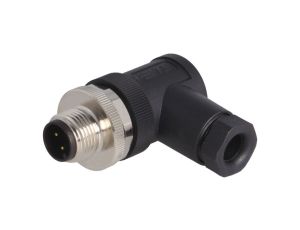 Złącze okrągłe M12 męskie kątowe nieekranowane 4-PIN 250V PG7 T4113001041-000