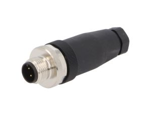Złącze okrągłe M12 męskie proste nieekranowane 5-PIN 60V PG9 T4111002051-000