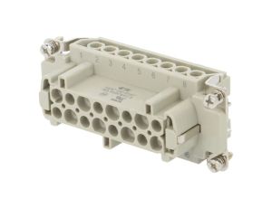 Złącze HDC żeńskie 16-PIN 500V T2040162201-000