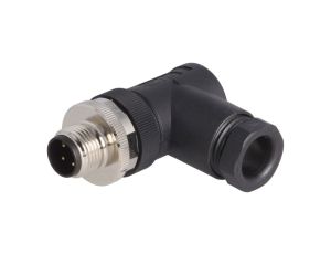 Złącze okrągłe M12 męskie kątowe nieekranowane 4-PIN 250V PG9 T4113002041-000