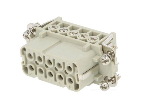 Złącze HDC żeńskie 10pin 250V T2010102201-000