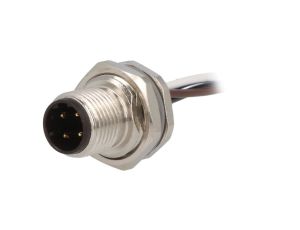 Złącze okrągłe M12 męskie proste 4-PIN 250V 0,2m T4171010504-001