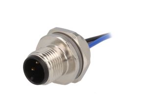 Złącze okrągłe M12 żeńskie proste 5-PIN 60V 0,5m T4171110405-002