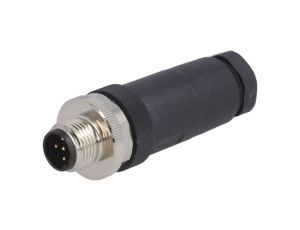 Złącze okrągłe M12 męskie proste nieekranowane 5-PIN 60V PG9 T4111402051-000