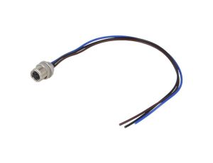 Złącze okrągłe M8 żeńskie proste 3-PIN 60V 0,2m T4071017031-001