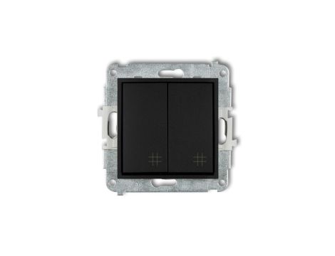 Mechanizm łącznika podwójnego krzyżowego Karlik Mini 12MWP-66 czarny mat